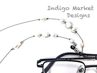 Freshwater Oval Pearl Eyeglass Chain