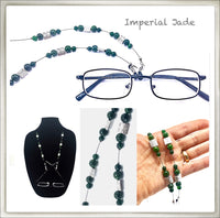 Imperial Jade Eyeglass Chain