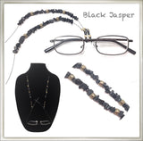 Jasper Black (Chip) Eyeglass Chain