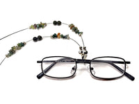 Fancy Jasper & Russian Jade Eyeglass Chain