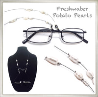 Freshwater Potato Pearl Eyeglass Chain